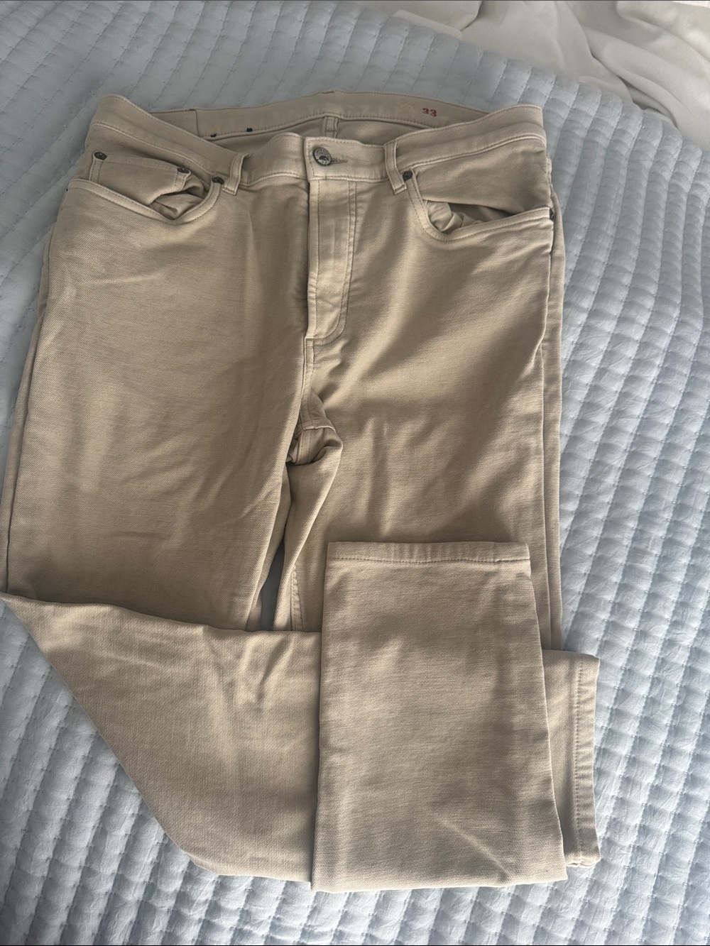 Faherty Men's Beige Jeans